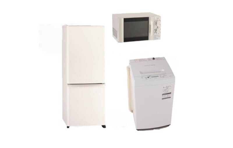 単身赴任や期間限定のひとり暮らしに最適な「単身家電3点セット 